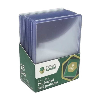 lets play games Collectible Trading Cards Top Loaded Card Protector 3″X4″ 35pt (25pack)